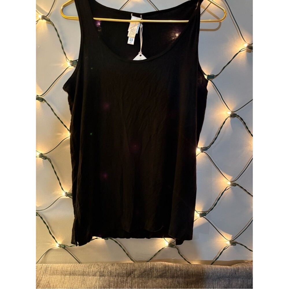 Wynne Layers Black Scoop Neck Tank Top 18↔️18↕️ #1841